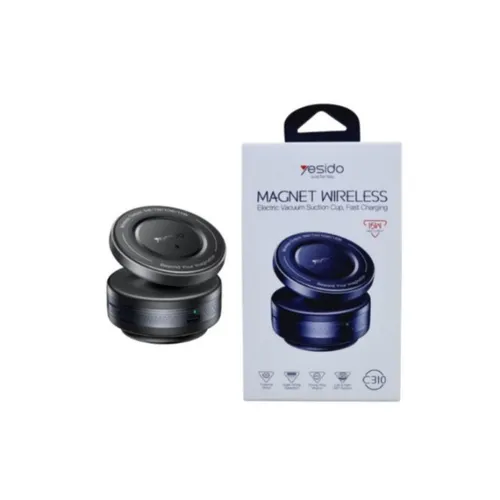 Yesido C310 Magnetic Wireless Vacuum Suction Car Charger