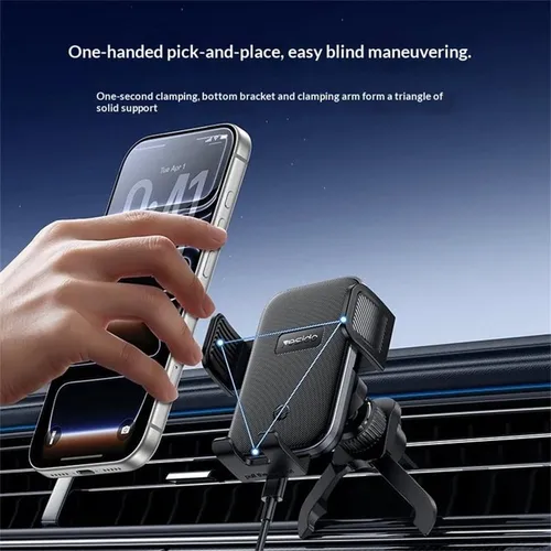 Yesido C318 15W Qi Wireless Car  Phone Holder