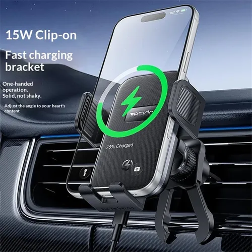 Yesido C318 15W Qi Wireless Car  Phone Holder