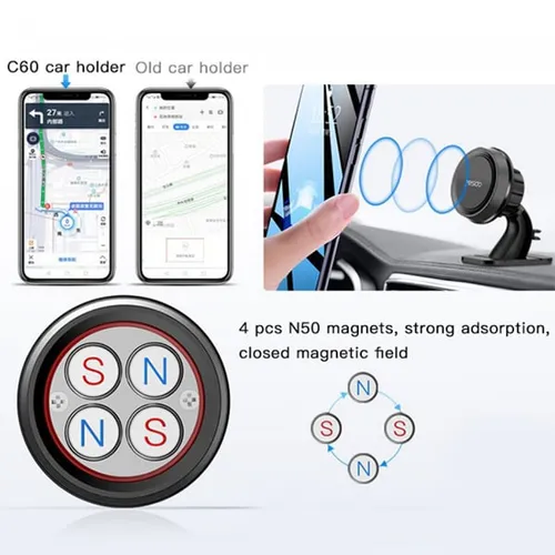 Yesido C60 Magnetic Car Phone holder