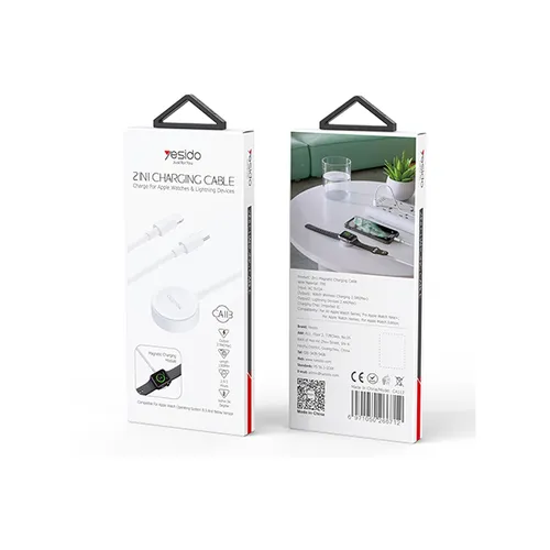 Yesido CA113 Charging Cable For Apple Watches & Lightning Devices
