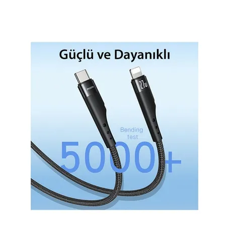 Yesido CA115 Mesh Type-C to Lightning Fast Charging Cable