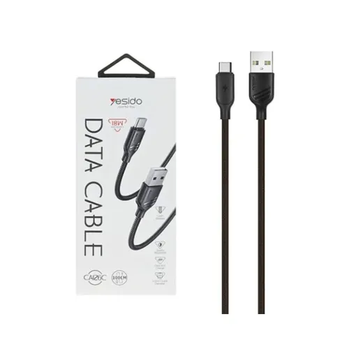 YESIDO CA126C 18W USB-A to USB-C Fast-Charging Data Cable