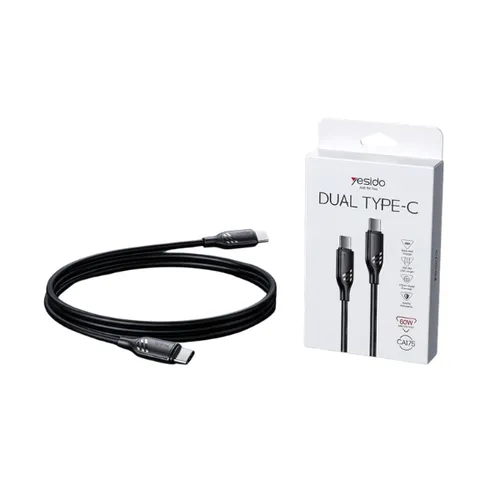 YESIDO CA175 C-C 60W Fast Charging Cable 1M