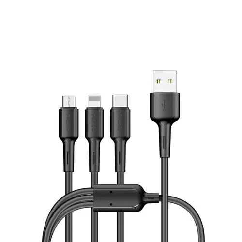 Yesido CA41 3 In 1 Cable 1m