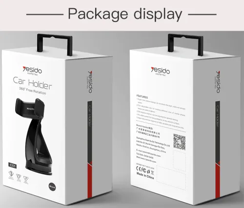 YESIDO Car Holder 360 Degrees Free Rotation C1
