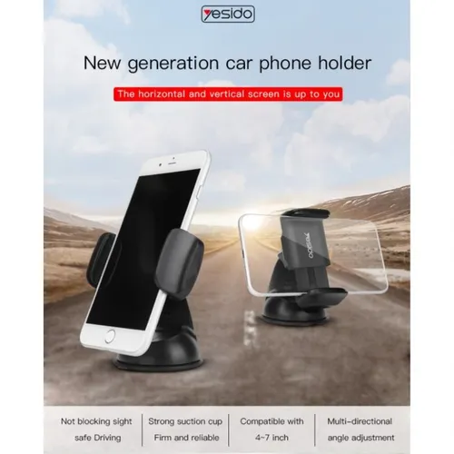 YESIDO Car Holder 360 Degrees Free Rotation C2