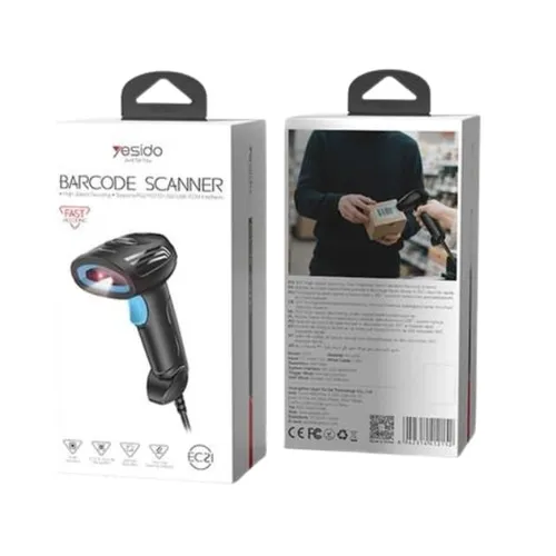 Yesido EC21 1D & 2D Wired Barcode Scanner