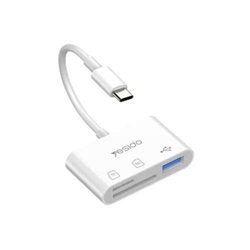 Yesido GS16 Type-C to USB 3.0 + TF Card OTG Adapter