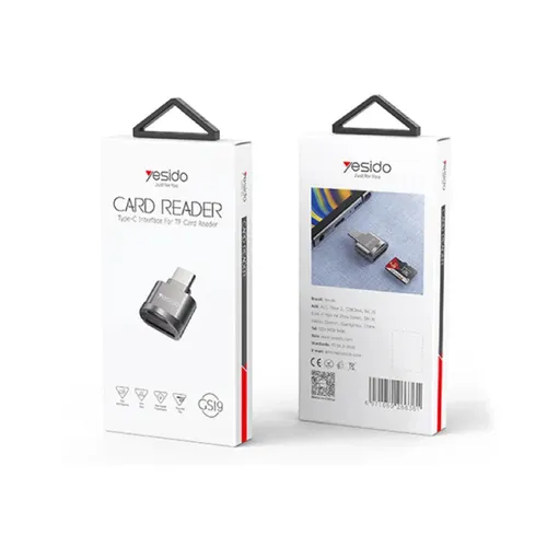 YESIDO GS19 Type-C Plug TF Memory Card Reader