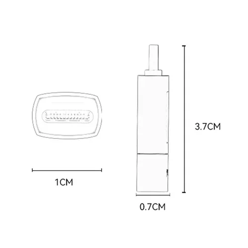 Yesido GS24 100W USB-C to USB-C Digital Display Charging Adapter