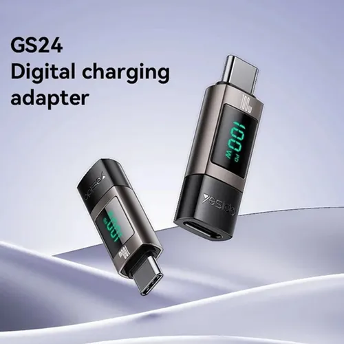 Yesido GS24 100W USB-C to USB-C Digital Display Charging Adapter
