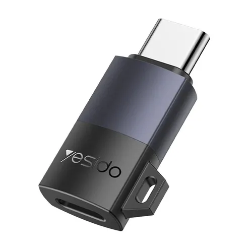 YESIDO GS28 8Pin Female to Type-C Male Converter Charging Data Transfer Adapter