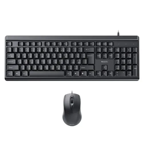 Yesido KB18 USB Interface Wired Keyboard and Mouse Set