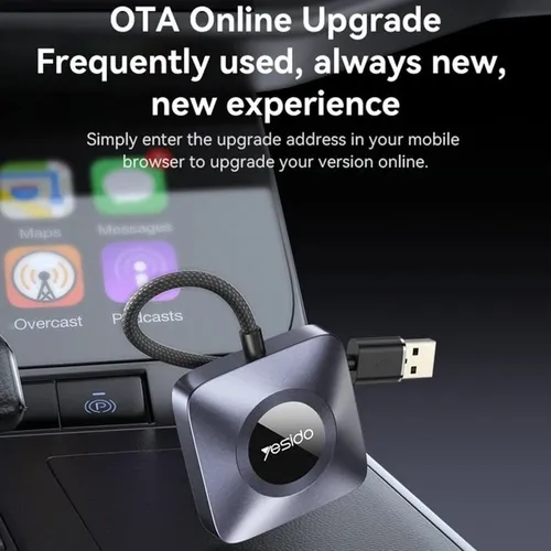 Yesido KM23 Wired to Wireless CarPlay Adapter