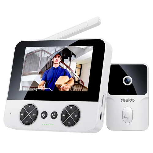 Yesido KM27 4.3 inch TFT Screen 2.4G Wireless Video Intercom Doorbell