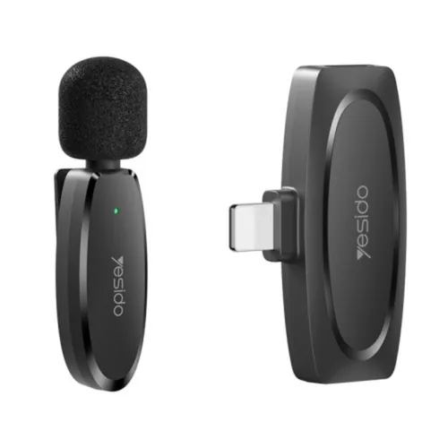 Yesido KR12 Low-latency Wireless Lightning Lavalier Microphone