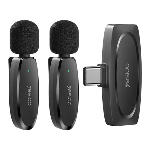 YESIDO KR13 Type-C Dual Wireless Lavalier Microphone