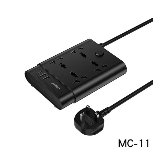 YESIDO MC11 2 Meter 2650W Power 38w Power Socket