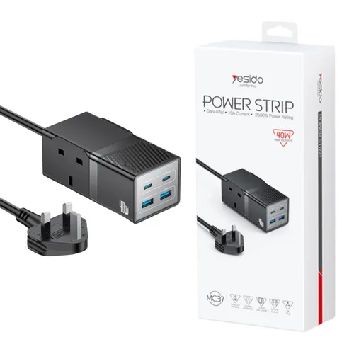 Yesido MC37 40W GaN Power Strip
