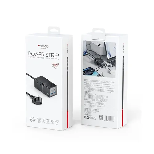 Yesido MC38 GaN 65W 10A Current Power Socket