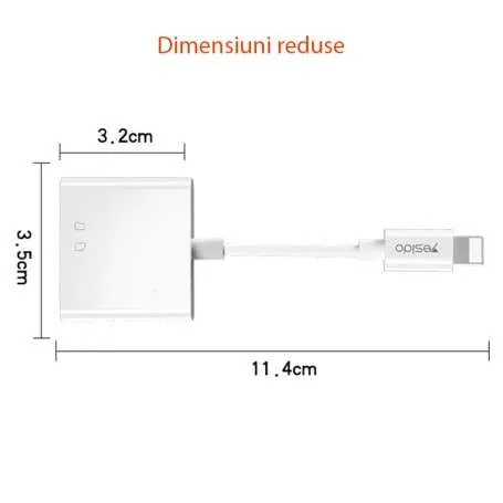 YESIDO OTG Adapter Lightning To SD &amp; TF Card GS11