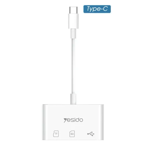 YESIDO OTG Adapter Type -C USB 3.0 SD & TF Card GS16