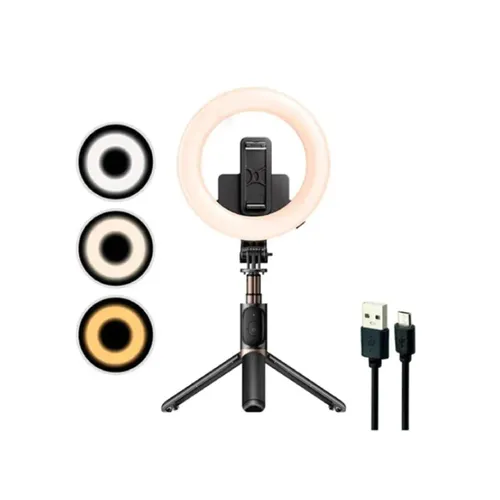 Yesido Selfie Stick with Ring Light SF12