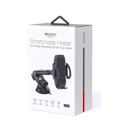YESIDO Stretchable Holder Multi Angle Adjustable Suction Cup Holder C111