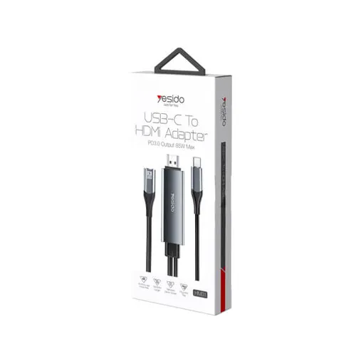 YESIDO USB-C HDMI Adapter 85W HM01