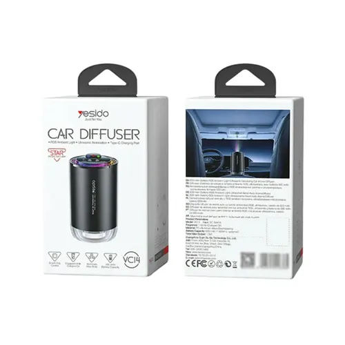Yesido VC14 RGB Ambient Light Car Diffuser