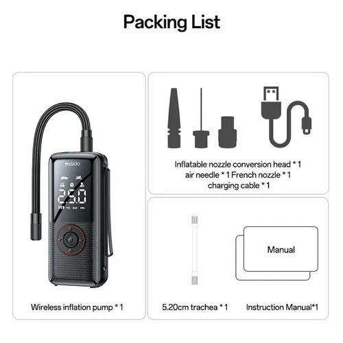 Yesido VC17 Mini Electric Pump 5,000mAh