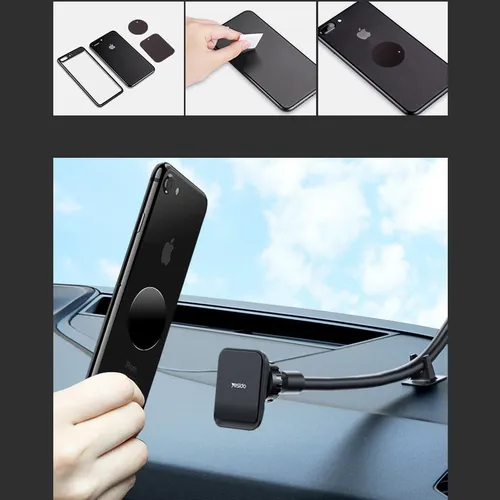 YESIDO Windshield Holder Long Leg Magnetic Holder For Car Windshield C109