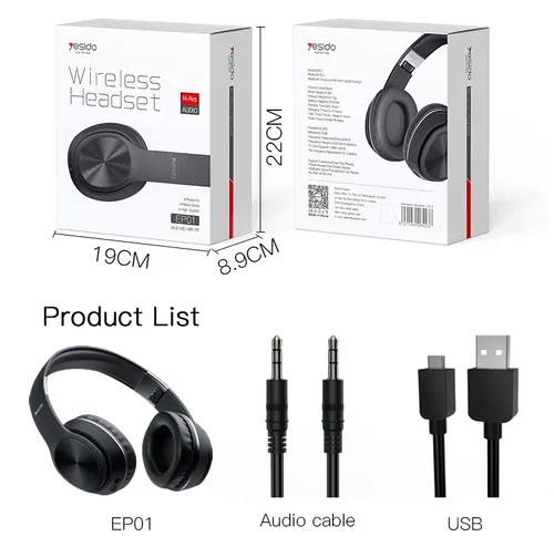 YESIDO Wireless Headset EP01