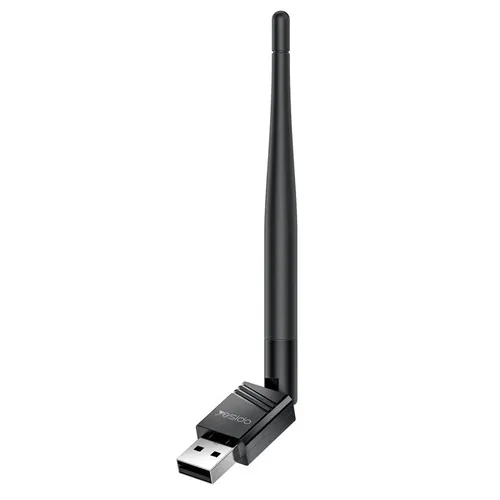 YESIDO WP11 150Mbps High Speed WiFi4 Wireless Dongle USB Adapter with External Antenna