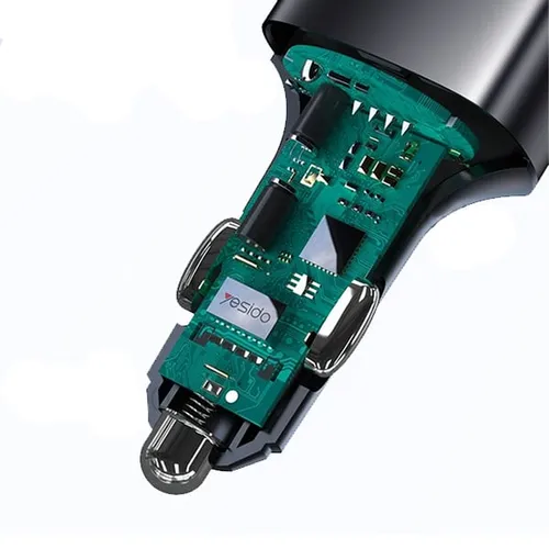 Yesido Y46 QC 3 USB Port 42W Smart Car Charger