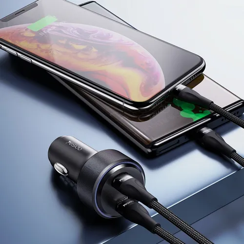 Yesido Y48 60W High Power Fast Charging Dual Output Car Charger