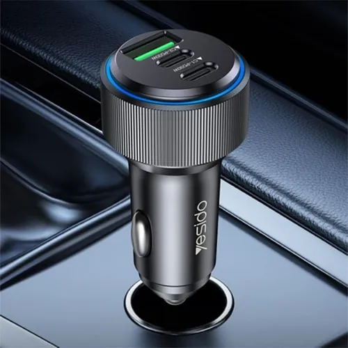 Yesido Y50 Dual USB-C 30W + USB-A QC3.0 18W PD & PPS Super fast Charger
