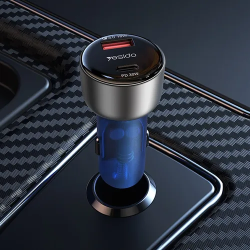 Yesido Y52 Super Fast USB-C 48W Compatible PD & PPS Car Charger