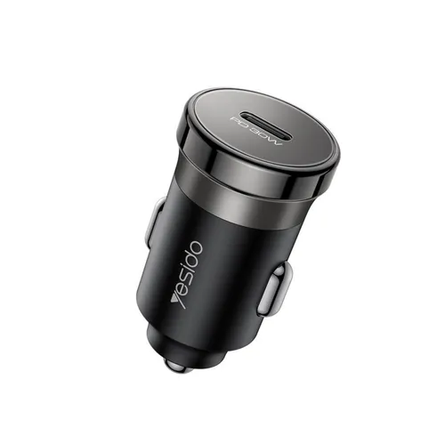 Yesido Y74 Zinc Alloy PD 30W Fast Charging USB-C Port Single-port Mini Car Charger