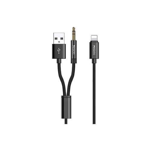 Yesido YAU18 Lightning to 3.5mm Audio Cable AUX Adapter