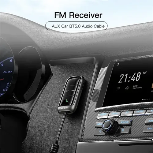Yesido YAU32 Wireless Bluetooth 5.0 AUX Car FM Audio Adapter