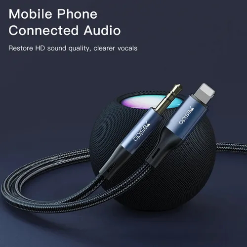 Yesido YAU35 Lightning to 3.5mm AUX Audio Cable