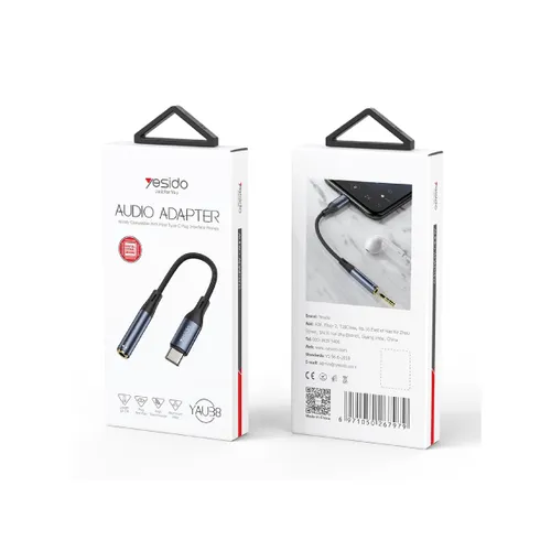 Yesido YAU38 Audio Cable Type-C To 3.5MM Headphone Adapter