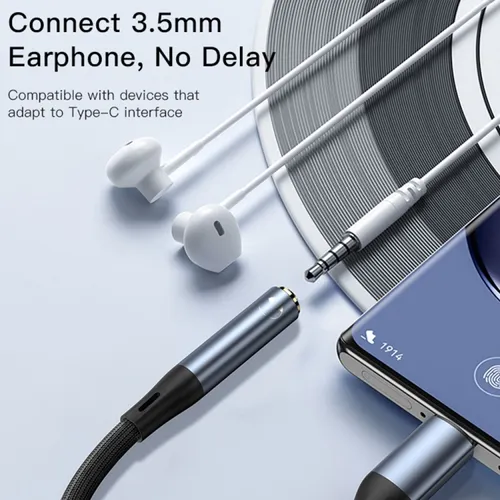 Yesido YAU38 Type-C to 3.5mm Audio Adapter