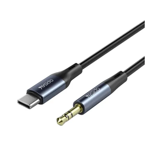 Yesido YAU42 Type C to Audio 3.5mm Cable Black