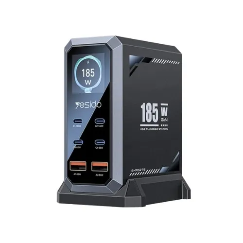 YESIDO YC118 185W 6-Port GaN Fast Charger