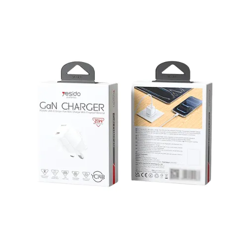 YESIDO YC148 20W GaN USB-C PD Fast Charger