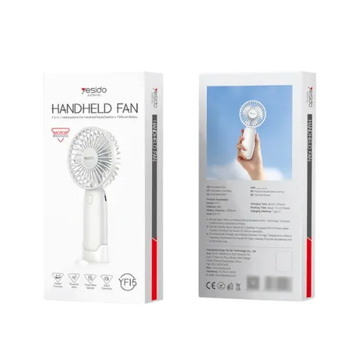 Yesido YF15 Handheld Mini Fan With Phone Holder