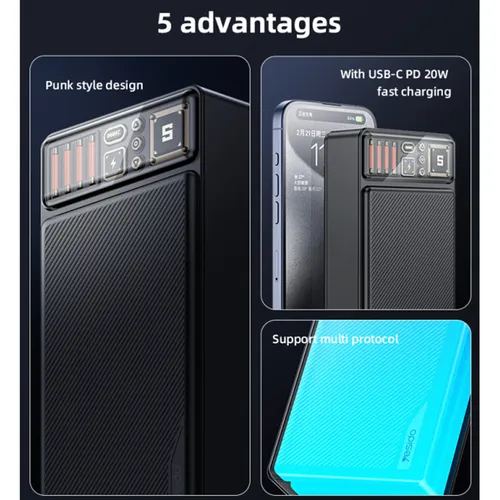 Yesido YP54 20000mAh 20W Power Bank